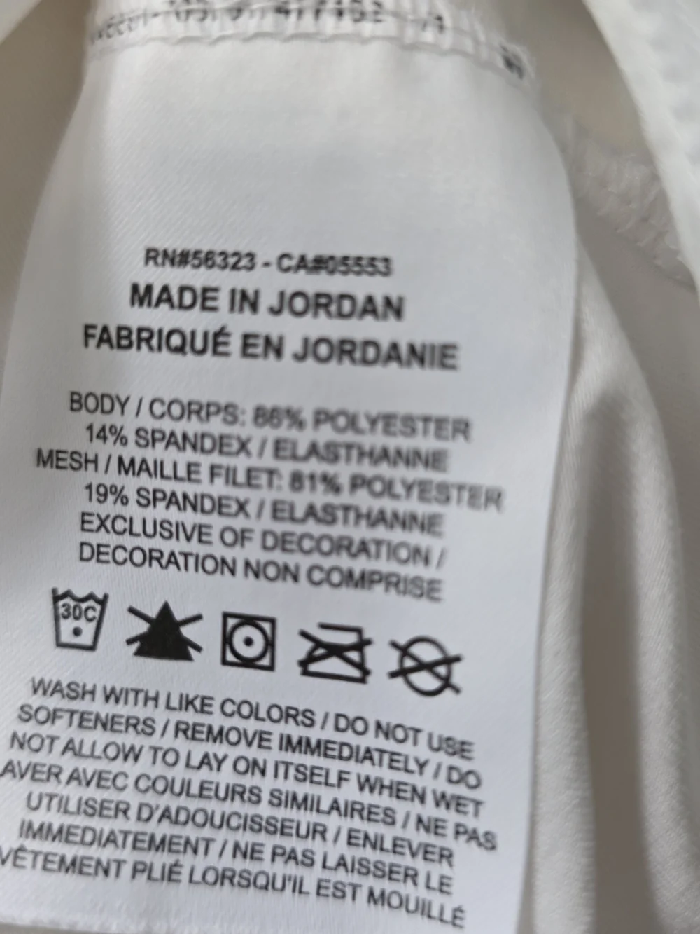 Nike White Tank Top with Black Swoosh